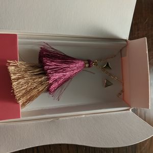 Lily Sky Tassel Necklace and Earrings New & Boxed